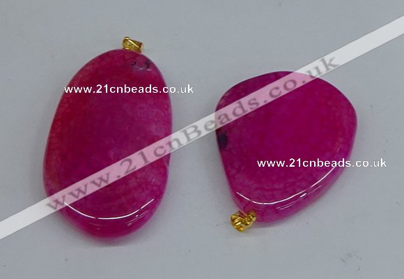 NGP8727 28*40mm - 30*54mm freeform agate pendants wholesale