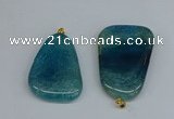 NGP8728 28*40mm - 30*54mm freeform agate pendants wholesale