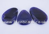 NGP879 5PCS 40-45mm*50-65mm freeform agate gemstone pendants