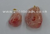 NGP8837 20*25mm - 30*40mm nuggets agate pendants wholesale