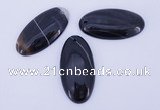 NGP884 5PCS 25*49mm oval agate gemstone pendants wholesale