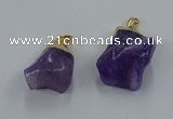 NGP8846 20*25mm - 30*40mm nuggets agate gemstone pendants