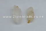 NGP8878 16*38mm - 25*60mm sticks white crystal pendants wholesale