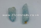 NGP8883 16*38mm - 25*60mm sticks crackle quartz pendants wholesale