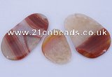 NGP895 5PCS 30-45mm*40-65mm freeform agate druzy geode gemstone pendants