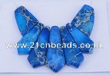 NGP91 Dyed imperial jasper gemstone pendants set jewelry wholesale