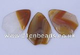 NGP918 5PCS 36*48mm agate druzy geode gemstone pendants
