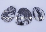 NGP948 5PCS 30-48mm*45-60mm freeform zebra jasper gemstone pendants