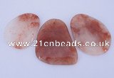 NGP950 5PCS 35-55mm*50-65mm freeform red quartz gemstone pendants