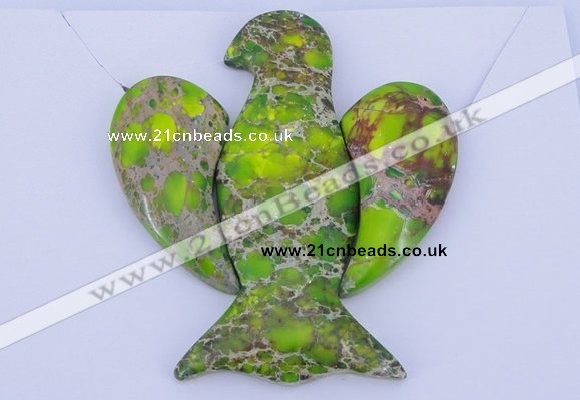 NGP97 Dyed imperial jasper gemstone pendants set jewelry wholesale