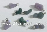 NGP9710 4*8mm - 6*11mm freeform mixed gemstone pendants wholesale