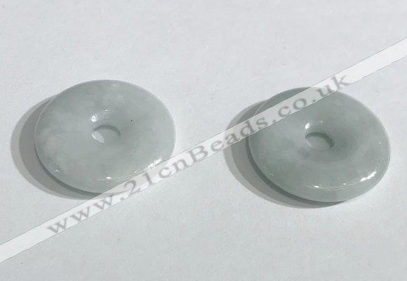 NGP9712 20mm donut aquamarine gemstone pendants wholesale