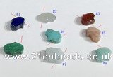 NGP9739 11*13mm  mixed gemstone pendants wholesale