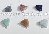 NGP9743 14*16mm mixed gemstone pendants wholesale