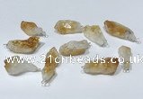 NGP9755 10*16mm-18*25mm freeform citrine pendants wholesale