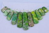 NGP98 Dyed imperial jasper gemstone pendants set jewelry wholesale