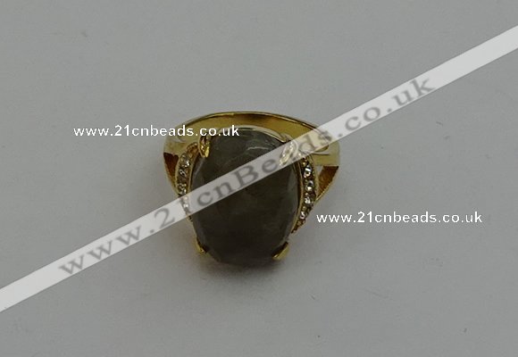 NGR2035 10*15mm faceted oval labradorite gemstone rings