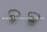 NGR208 10*14mm – 12*16mm freeform prehnite rings wholesale