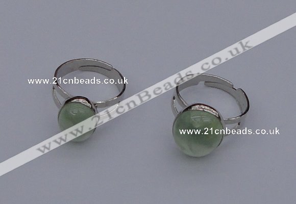 NGR208 10*14mm – 12*16mm freeform prehnite rings wholesale