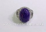 NGR3044 925 sterling silver with 12*16mm oval charoite rings