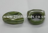 NGR34 16*35*40mm faceted freeform agate gemstone rings