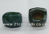 NGR44 20*30*35mm faceted freeform agate gemstone rings