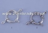 SSC205 5pcs 16mm 925 sterling silver spring rings clasps