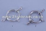 SSC209 5pcs 20mm 925 sterling silver spring rings clasps