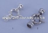 SSC213 5pcs 12mm sterling silver spring rings clasps